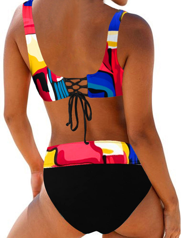 Earle - Kolorowy strój kąpielowy bikini