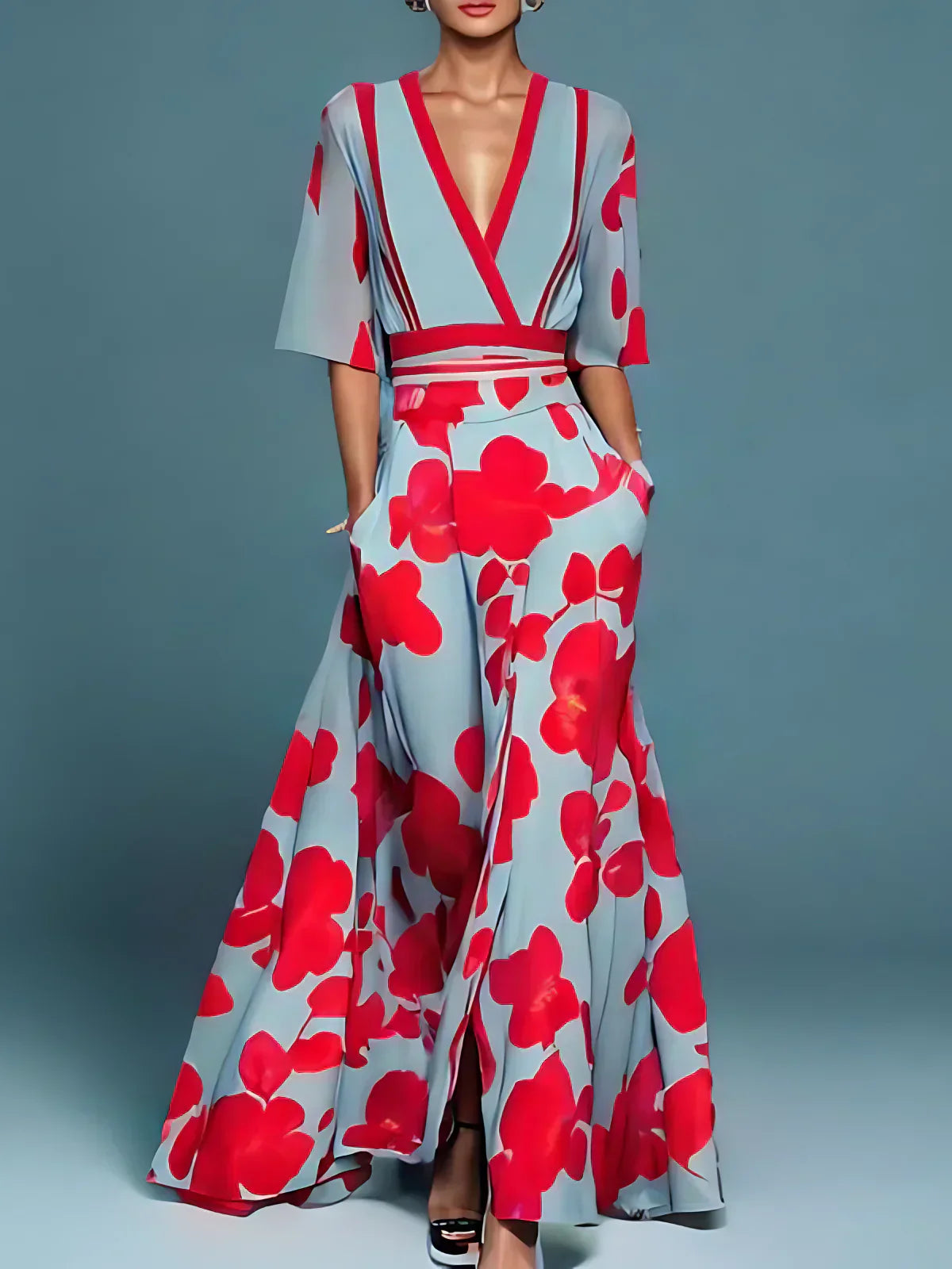 ELISA™ | ELEGANCKA SUKIENKA W KWIATY
