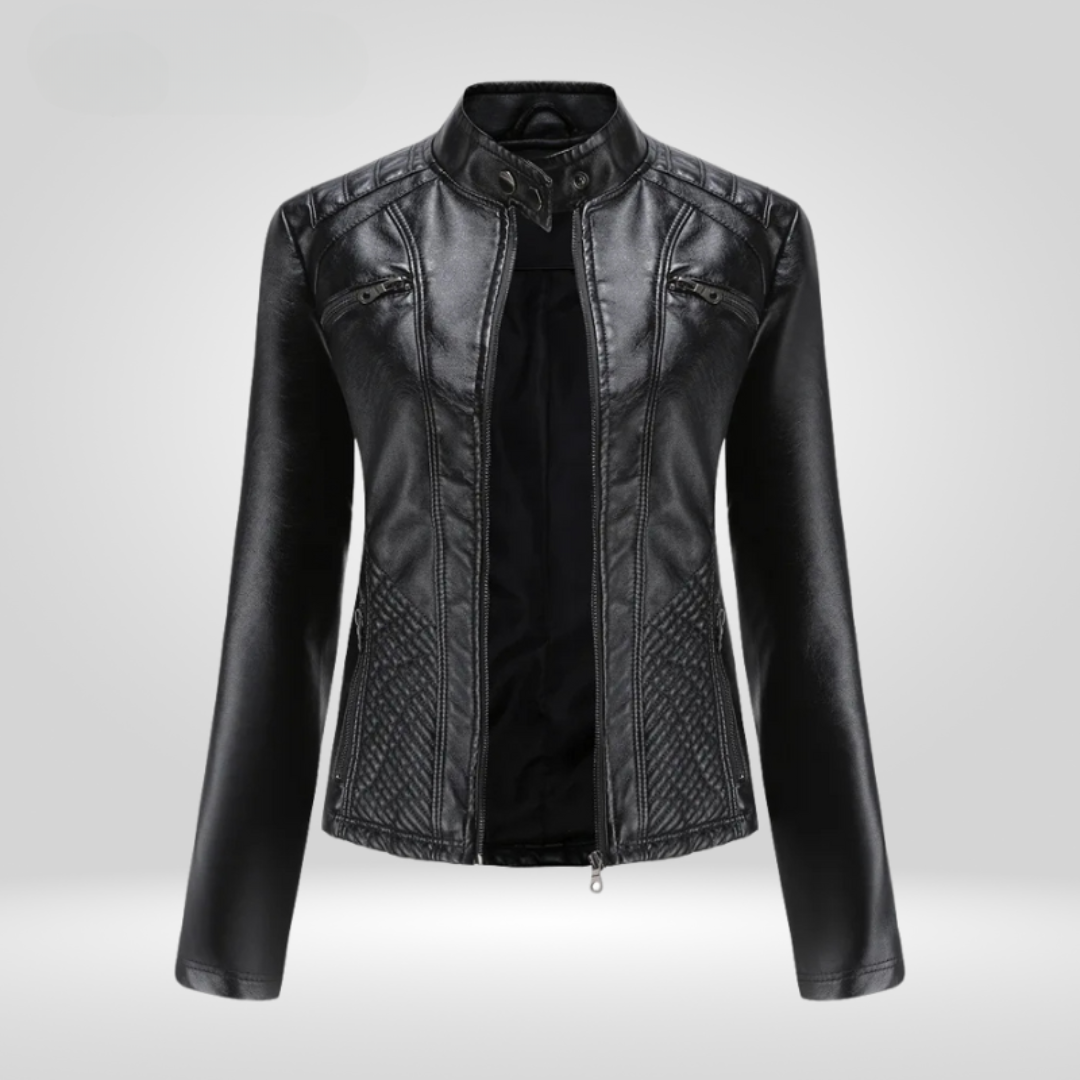 Robyn™ elegancka kurtka skórzana
