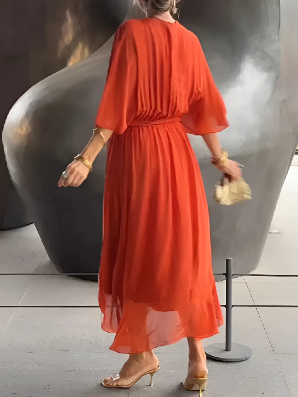 Astrid | Ponadczasowa Midi Sukienka Wrap