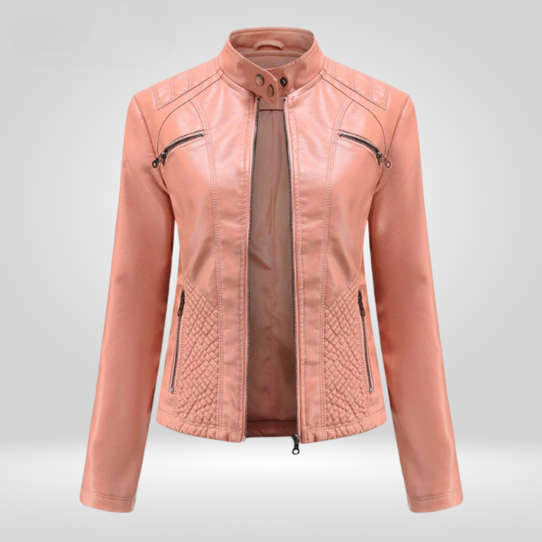 Robyn™ elegancka kurtka skórzana