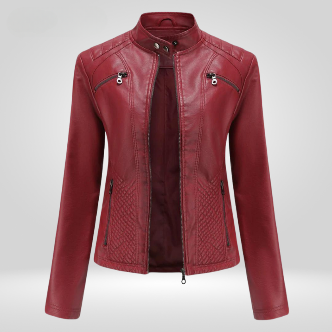 Robyn™ elegancka kurtka skórzana