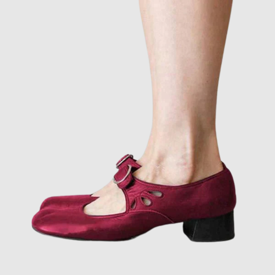 Daisy™ | Mary Jane ze skóry