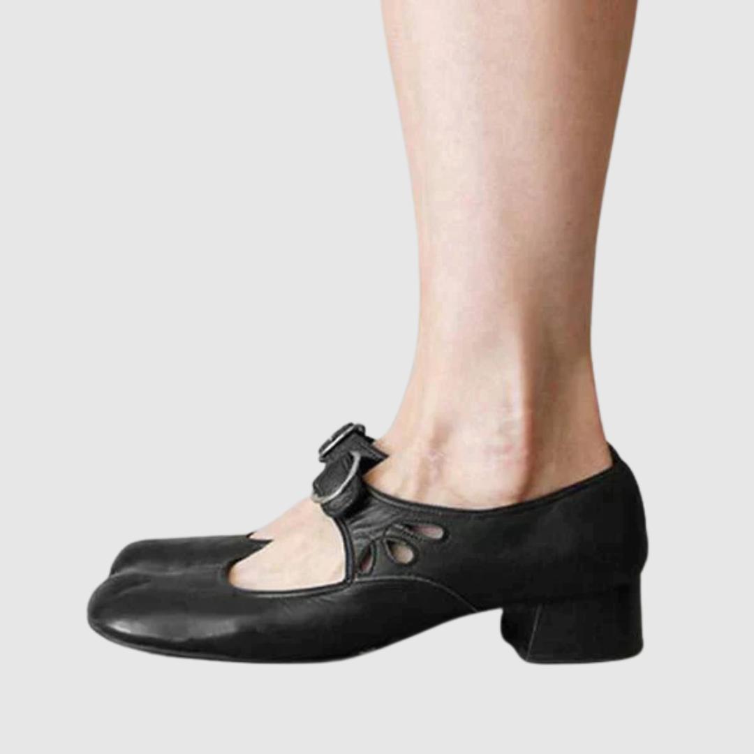 Daisy™ | Mary Jane ze skóry