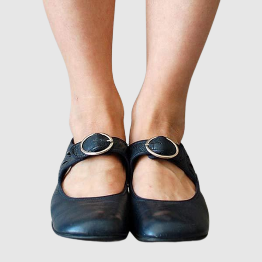 Daisy™ | Mary Jane ze skóry
