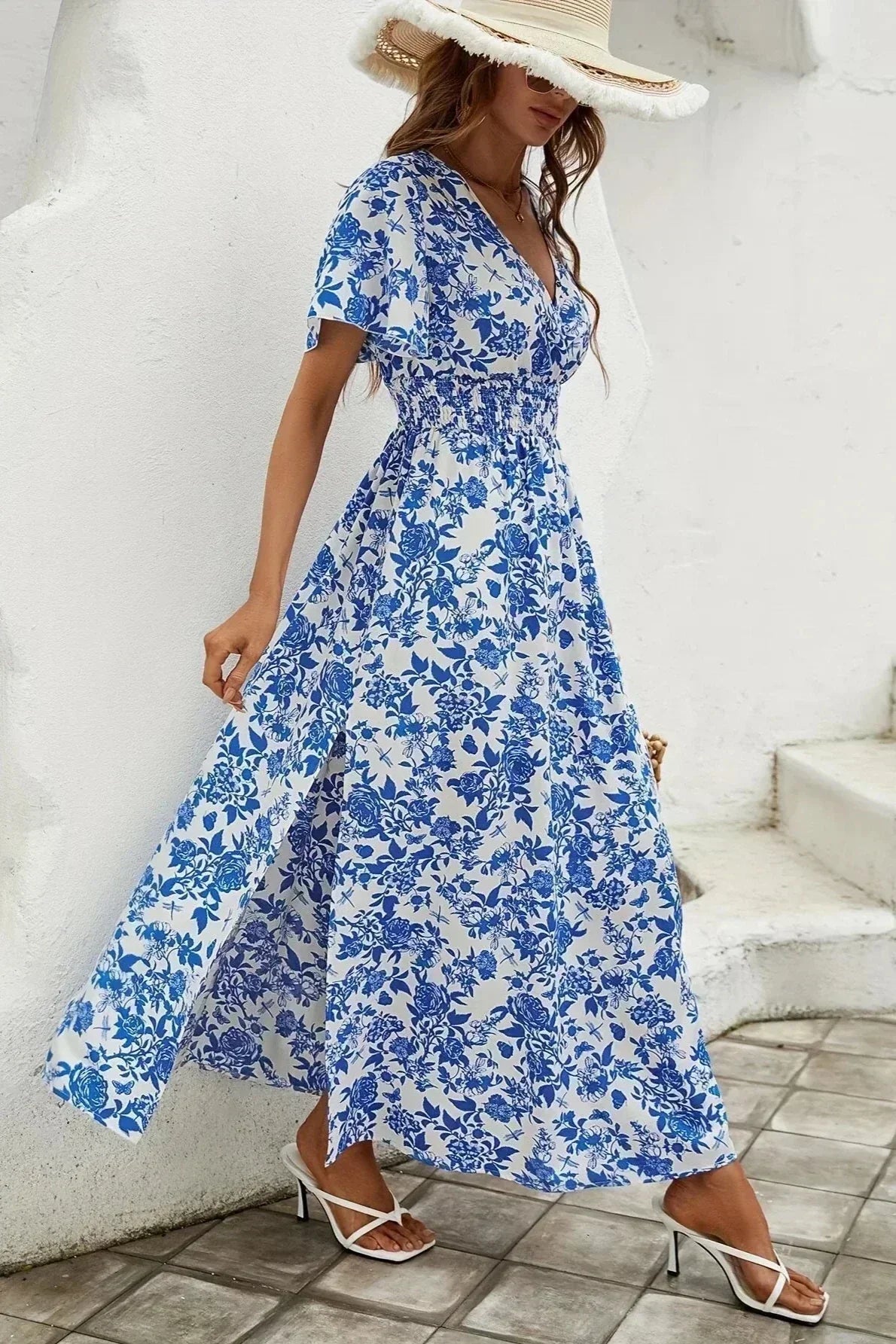 Sukienka Fleurie Boho Bianca