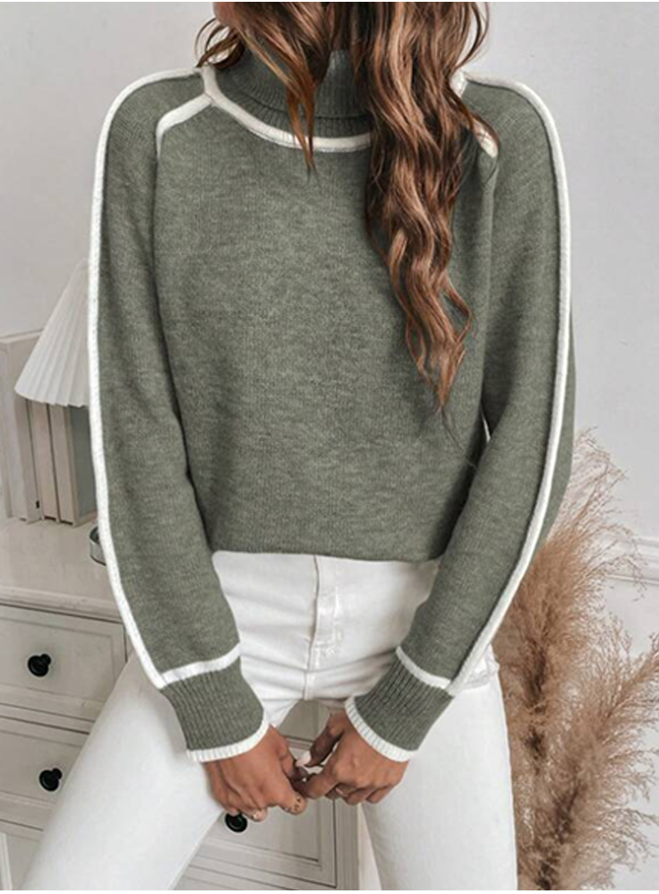 Elle | Wygodny damski sweter z golfem