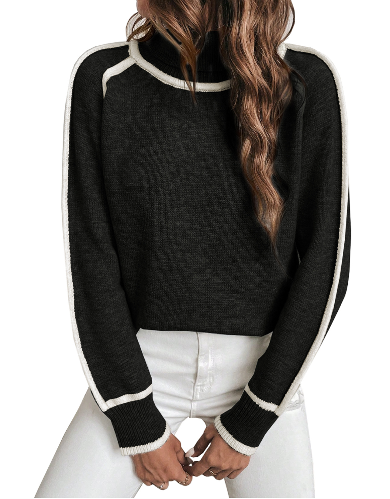 Elle | Wygodny damski sweter z golfem