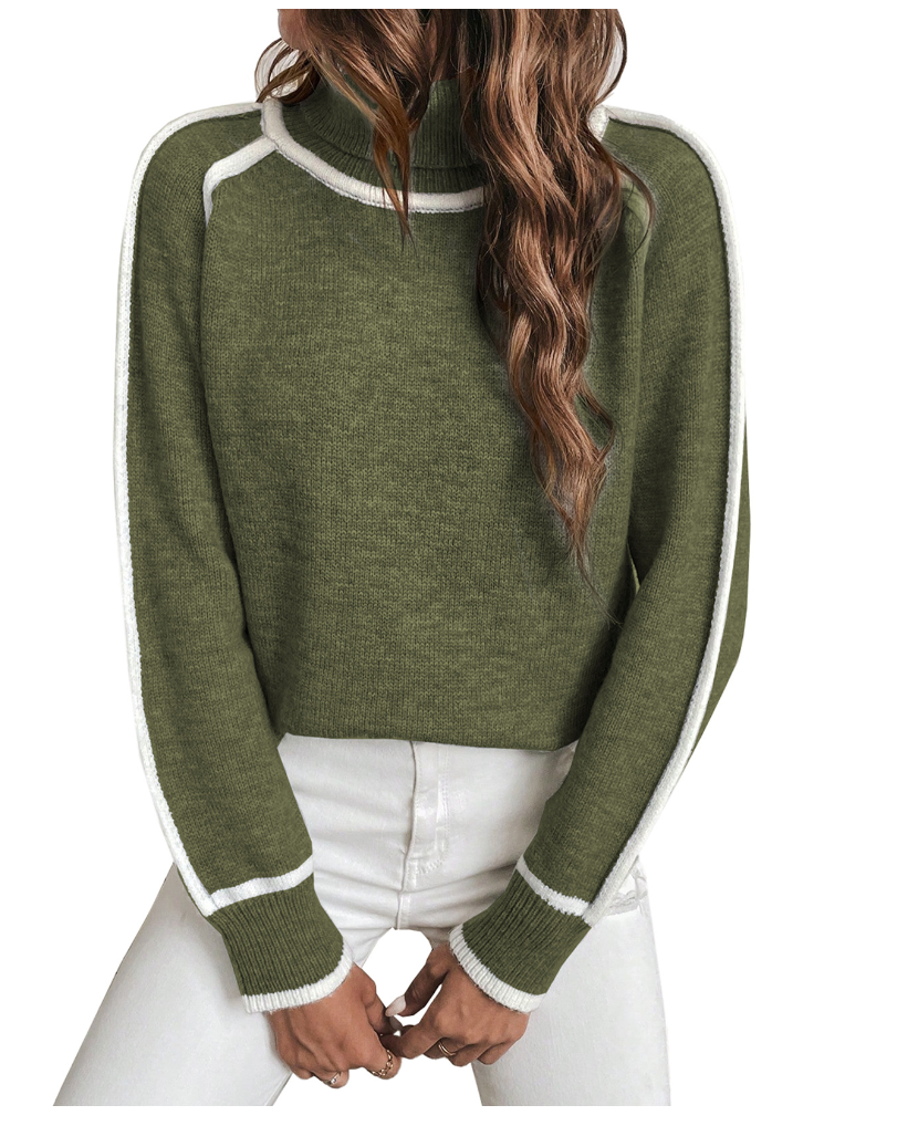 Elle | Wygodny damski sweter z golfem