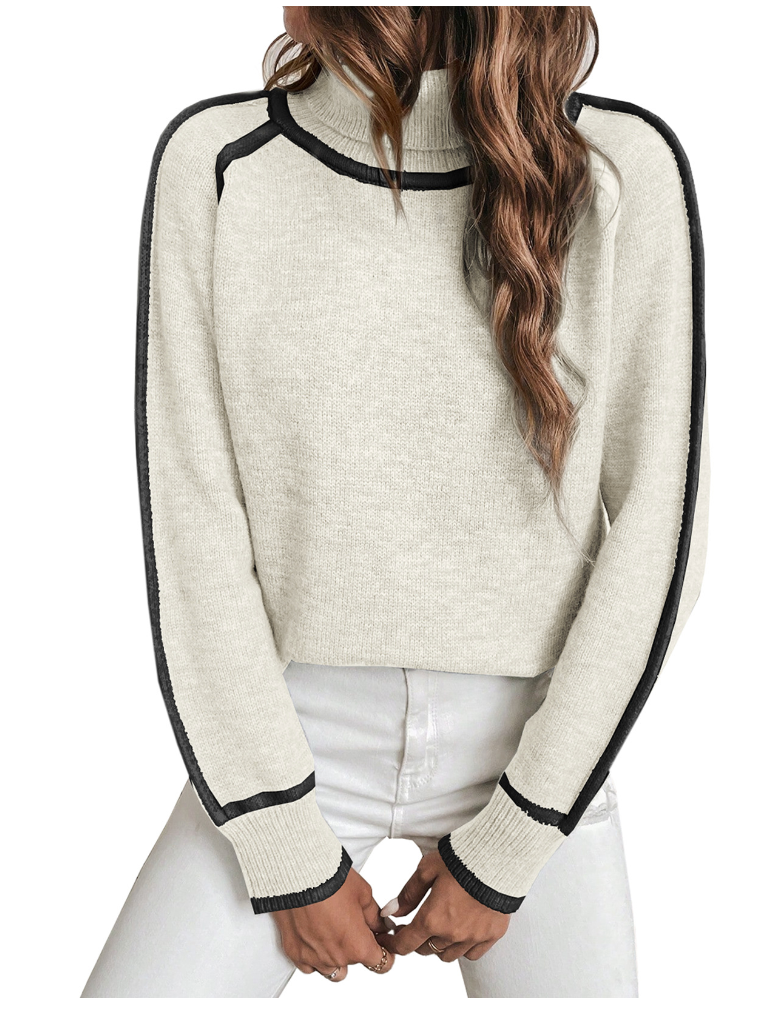 Elle | Wygodny damski sweter z golfem