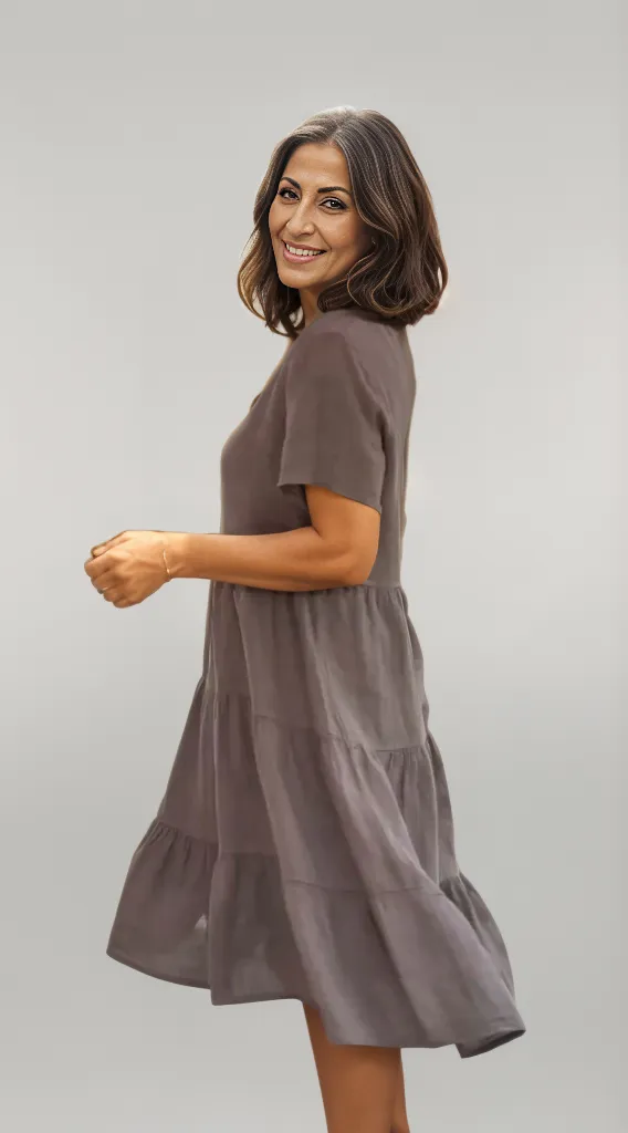 Chayenne | Elegancka Letnia Sukienka w Paski