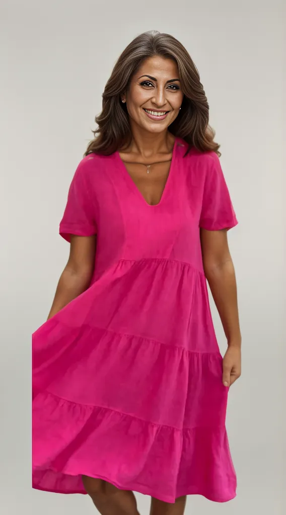 Chayenne | Elegancka Letnia Sukienka w Paski