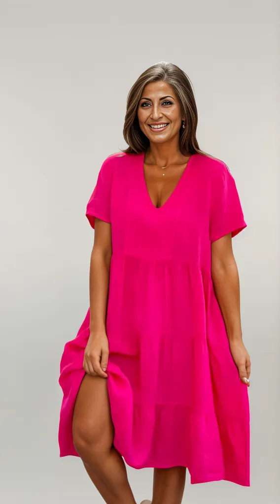 Chayenne | Elegancka Letnia Sukienka w Paski