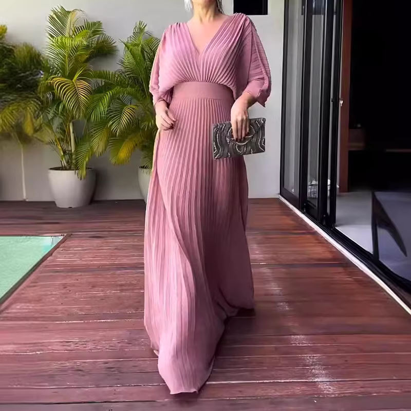 Colette - Elegancka plisowana sukienka
