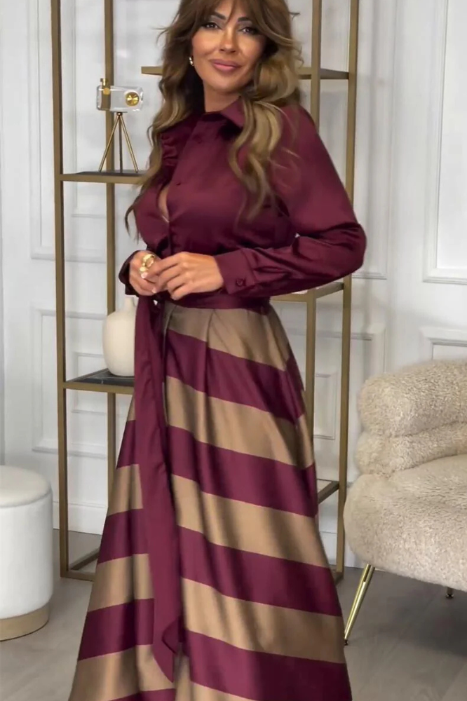 Jacqueline - Długie sukienki z długimi rękawami