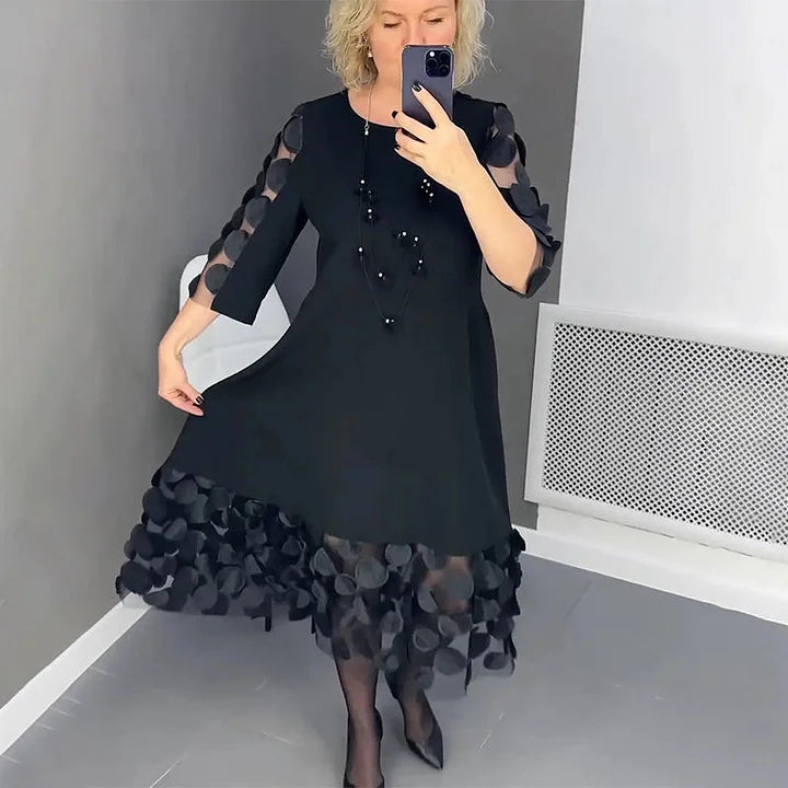 Teresa™ - Sukienka zdobiona kropkami