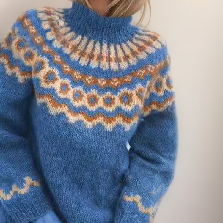 OLIVIA | Ładny sweter z golfem