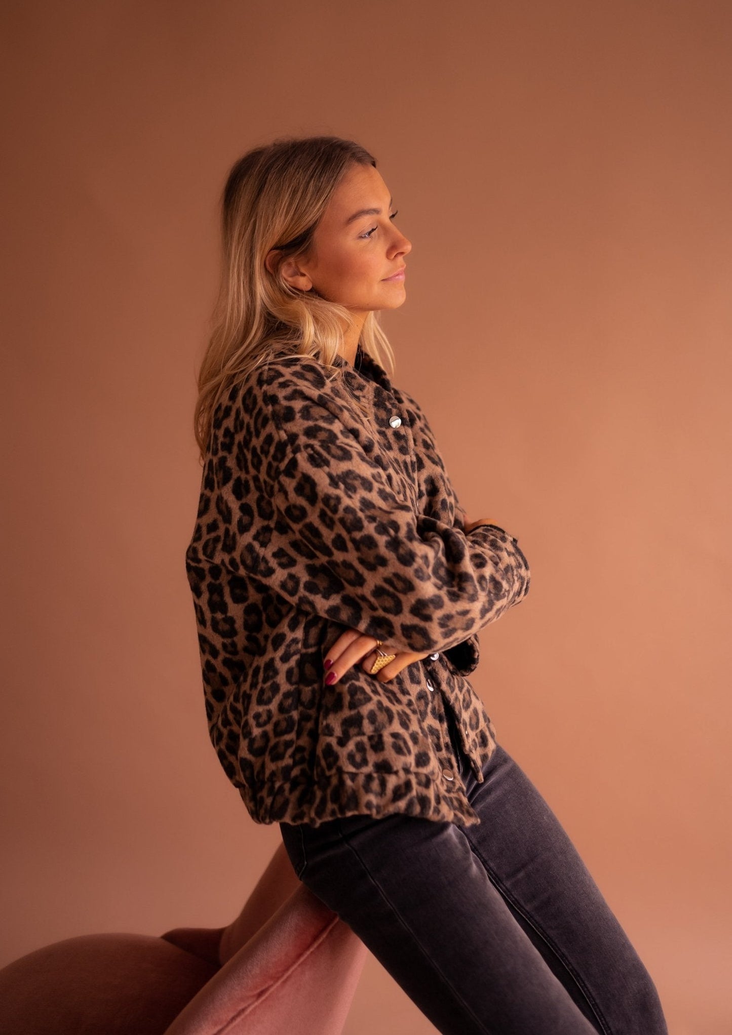 Luna | Modna Kurtka w Panterkę