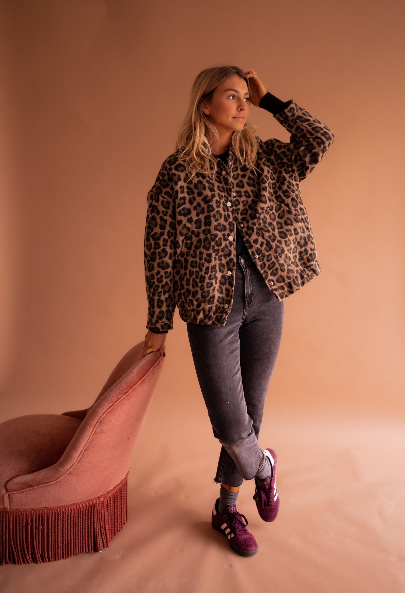 Luna | Modna Kurtka w Panterkę