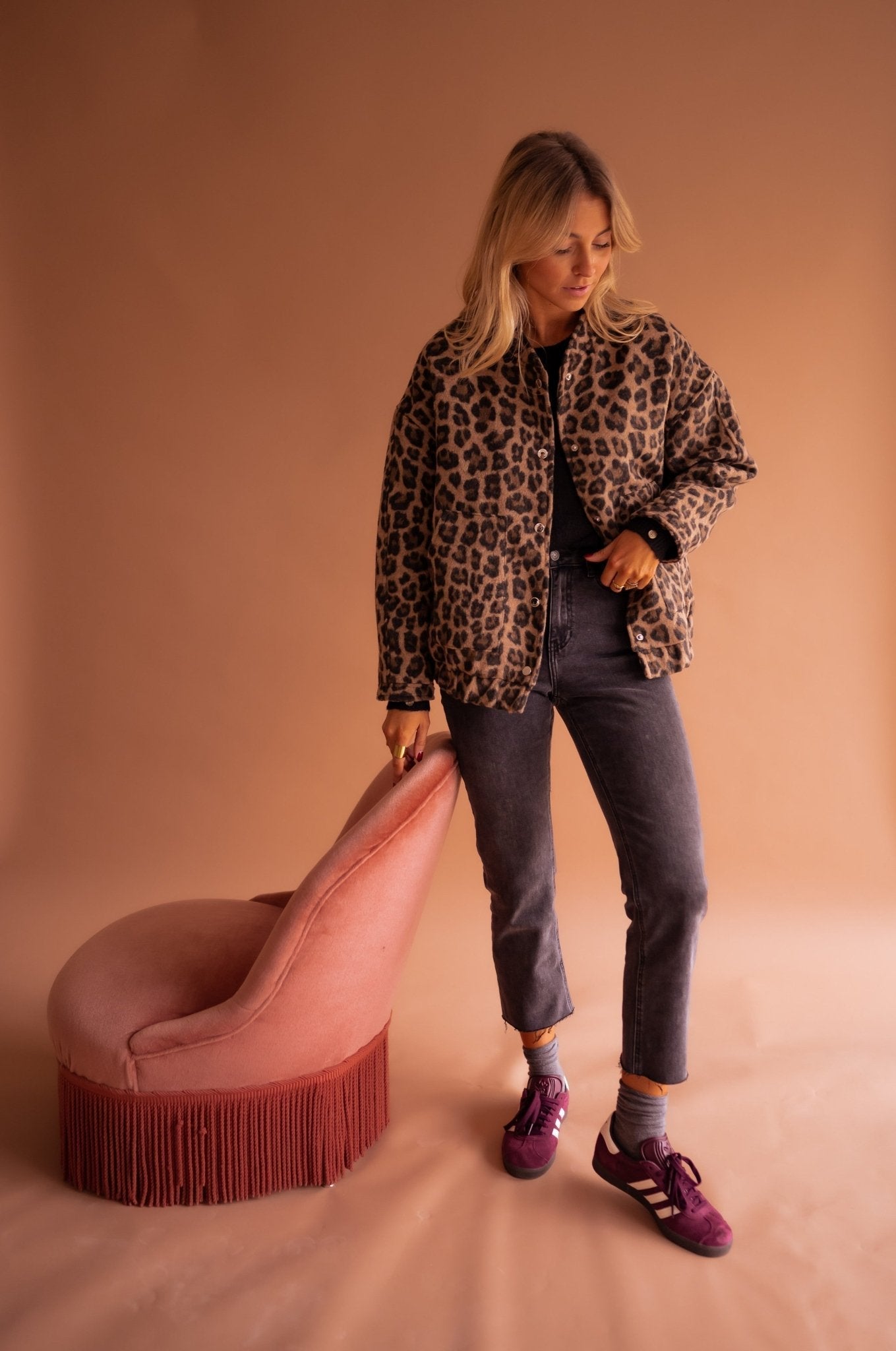 Luna | Modna Kurtka w Panterkę