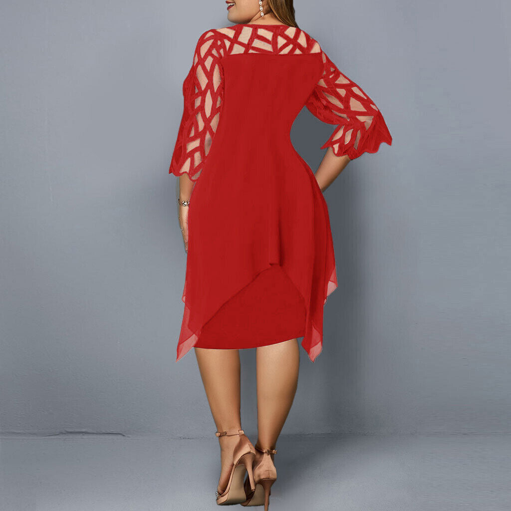 Abelone | Elegancka Oversize Midi Sukienka