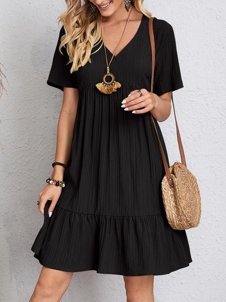 Charlotte | Gradient Boho Casual Sukienka
