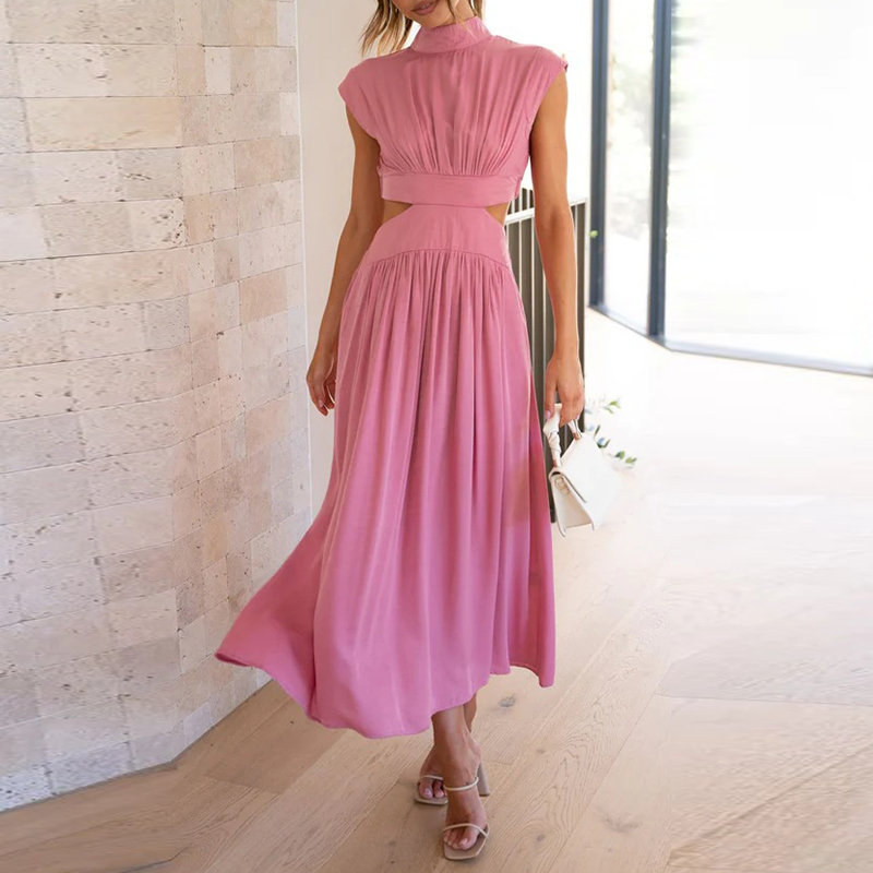 Ondine | Elegancka szeroka sukienka maxi