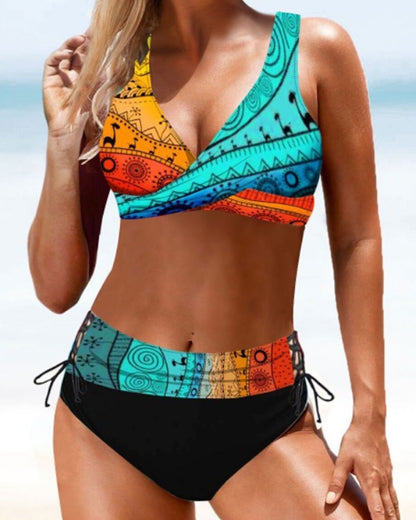Earle - Kolorowy strój kąpielowy bikini