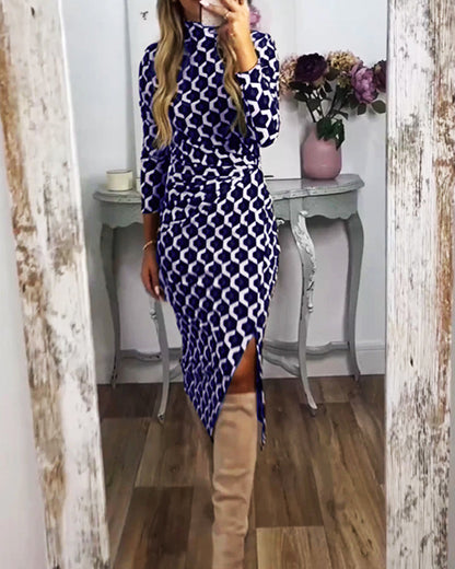 Jess | Elegancka sukienka z rozcięciem
