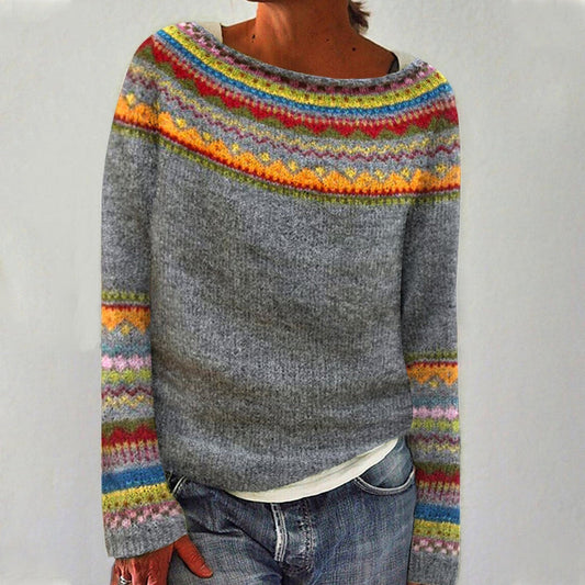 IRMA | Jesienny sweter retro