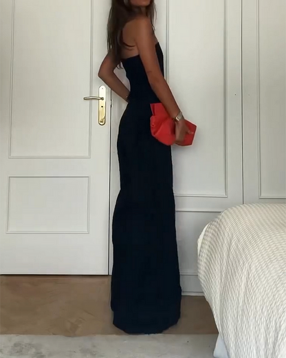 Renata | Elegancki jumpsuit bez ramiączek