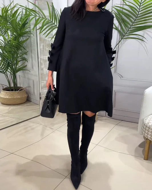 Maria™ - Luźna sukienka z długim rękawem