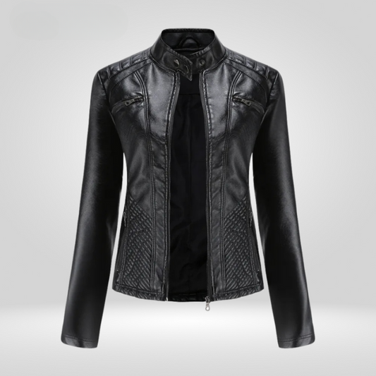 Robyn™ elegancka kurtka skórzana