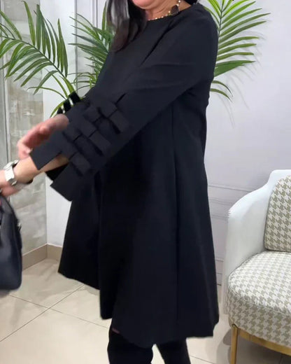 Maria™ - Luźna sukienka z długim rękawem