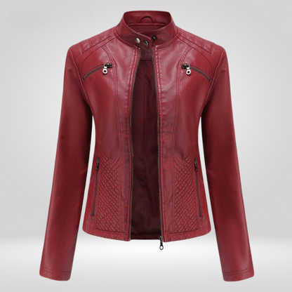 Robyn™ elegancka kurtka skórzana
