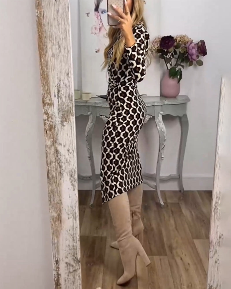 Jess | Elegancka sukienka z rozcięciem