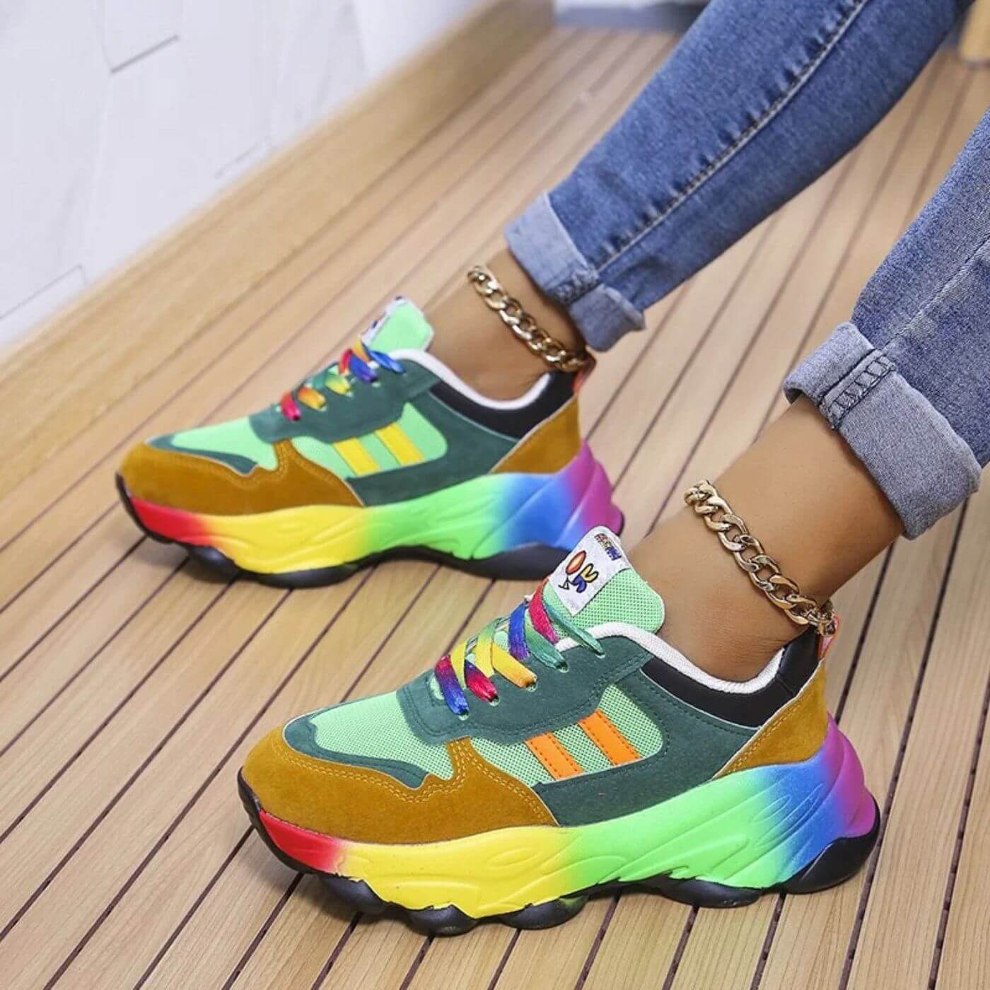 Aurora™ - Kolorowe ortopedyczne sneakersy dla komfortu i stylu