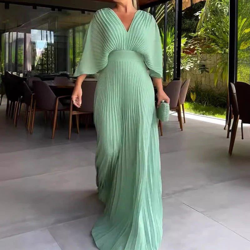 Colette - Elegancka plisowana sukienka