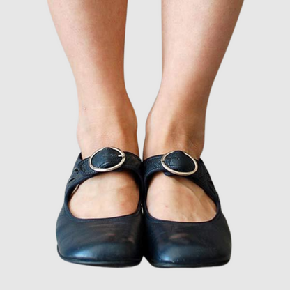 Daisy™ | Mary Jane ze skóry