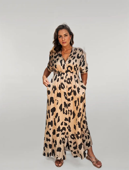 Merlijn | Sukienka w leoparda