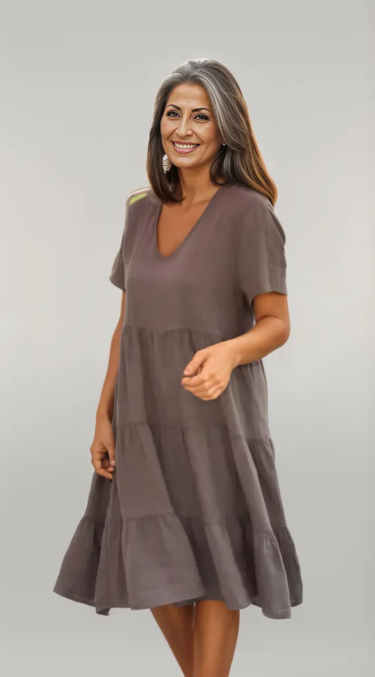 Chayenne | Elegancka Letnia Sukienka w Paski