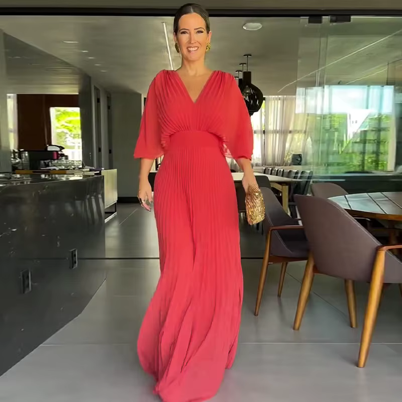 Colette - Elegancka plisowana sukienka