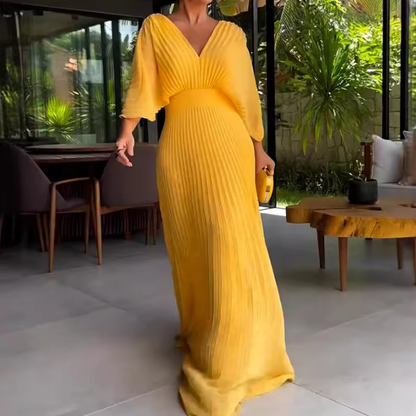 Colette - Elegancka plisowana sukienka