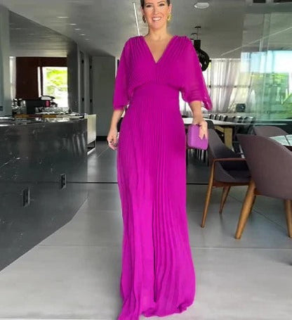 Colette - Elegancka plisowana sukienka