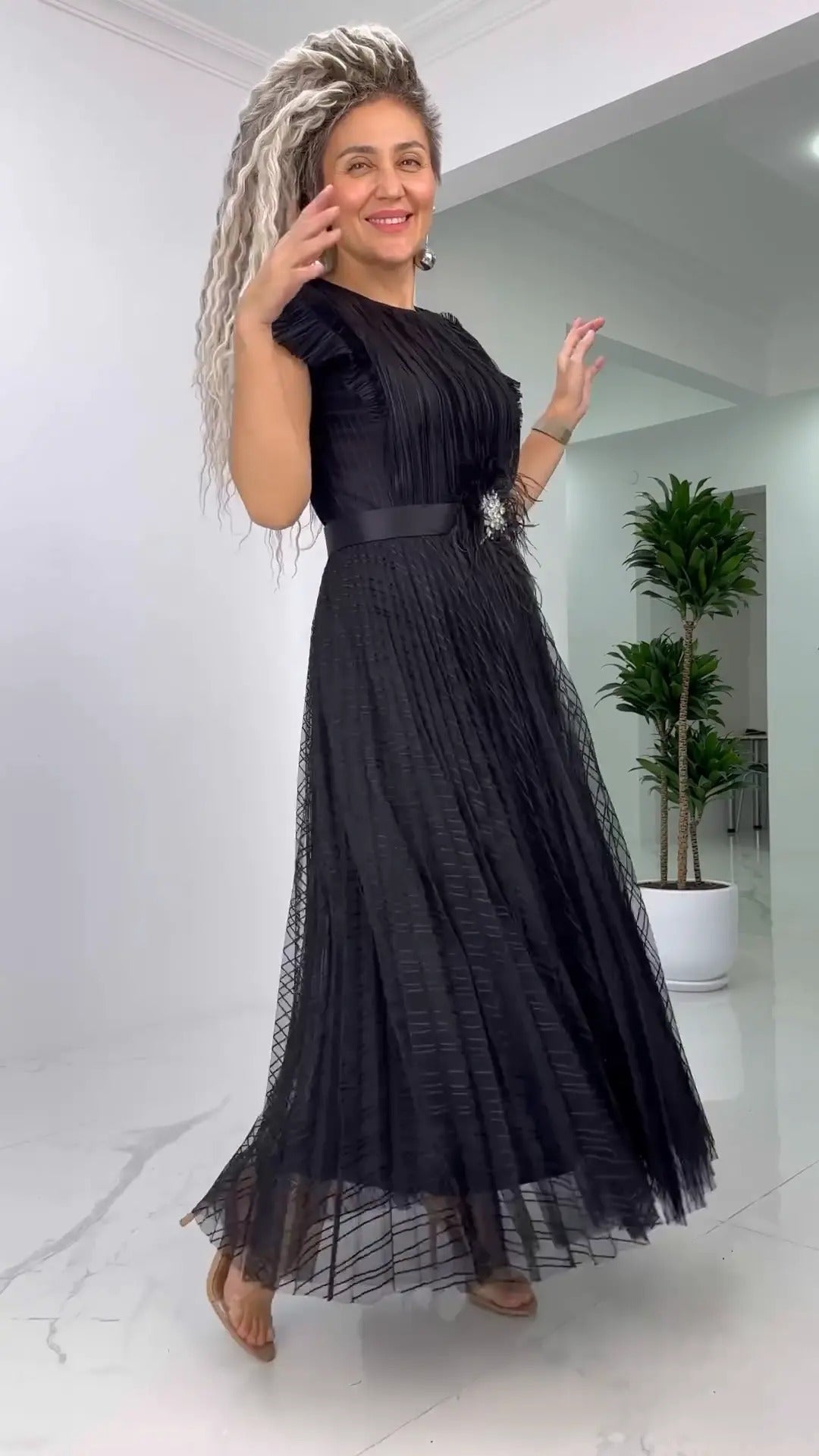 Lena | Sukienka Chiffon