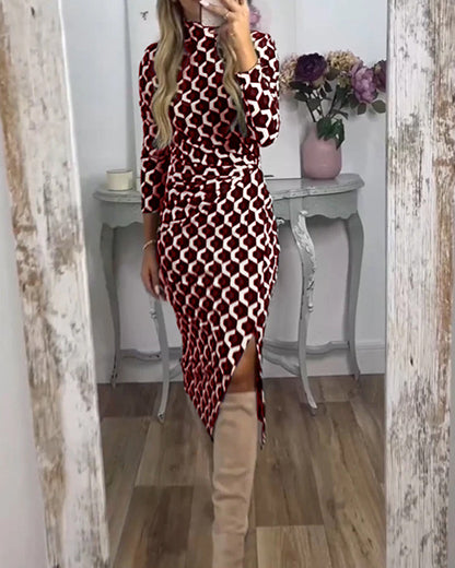 Jess | Elegancka sukienka z rozcięciem