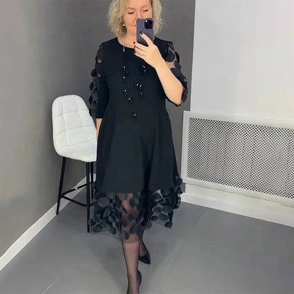 Teresa™ - Sukienka zdobiona kropkami