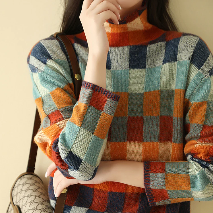 ANNA | Sweter z golfem