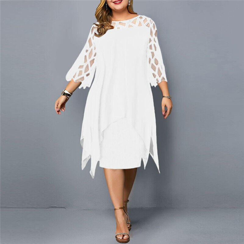 Abelone | Elegancka Oversize Midi Sukienka