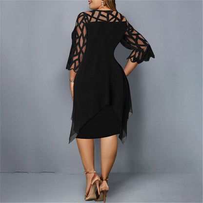 Abelone | Elegancka Oversize Midi Sukienka